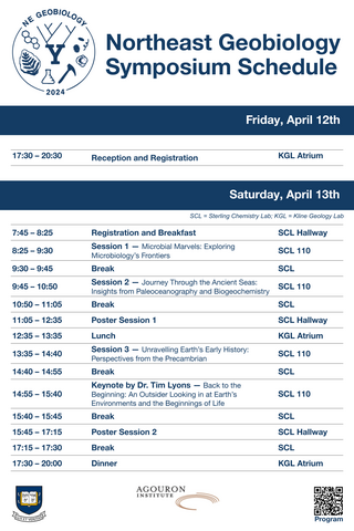 Symposium schedule - please reach out to organizers for a text version